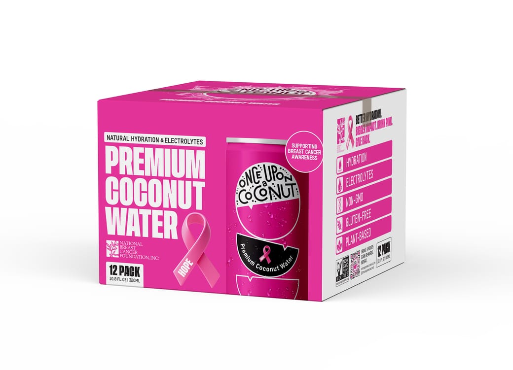 The 12-pack case of Premium Coconut Water